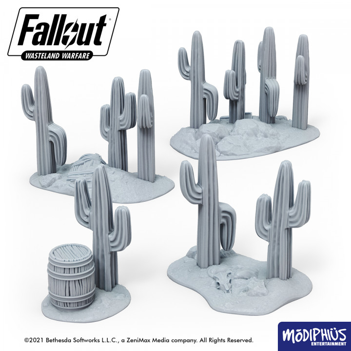 $12.99Fallout: Wasteland Warfare - Print at Home - Cactii Stands