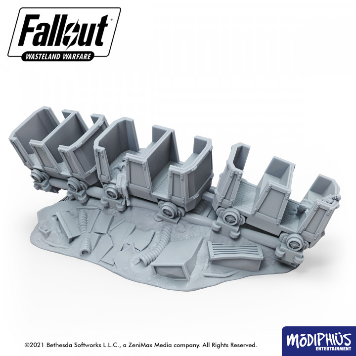 $9.99Fallout: Wasteland Warfare - Print at Home - Wrecked Rollercoaster