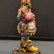 Picture of print of Rocio Honeypot, the Chubby Baker (3-6 Versions)