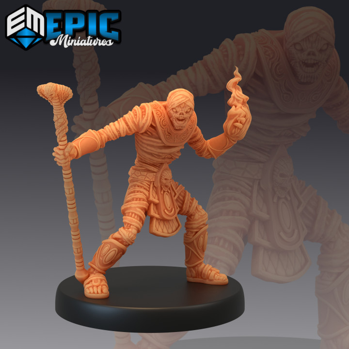 $3.90Mummy Mage / Undead Wizard / Egyptian Sorcerer