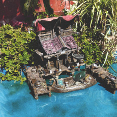 Picture of print of Fishing Village