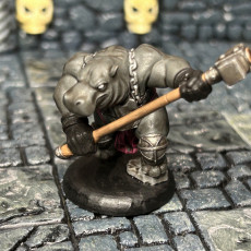 Picture of print of Hippo Warrior Hammer / Dune Fighter / Egyptian