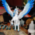 Pegasus unicorn print image
