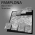 3D Pamplona | Digital Files | 3D STL File | Pamplona 3D Map | 3D City Art | 3D Printed Landmark | Model of Pamplona Skyline | 3D Art image