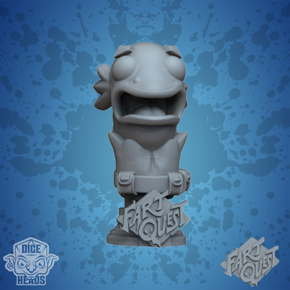 Image of FART QUEST Tick Tock Bust (pre-supported Included)