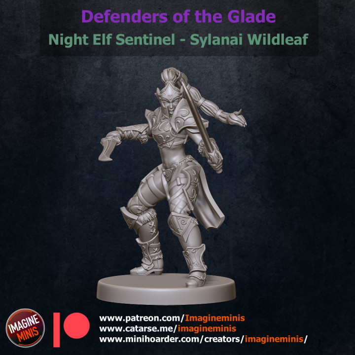 $3.00Defenders of the Glade - Night Elf Sentinel - Sylanai Wildleaf