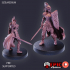 Falcon Knight Set / Armored Female Warrior / Shield Spear Sword Fighter image
