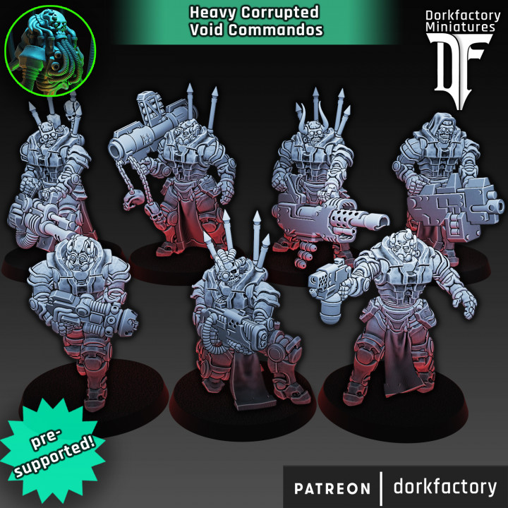 $15.00Heavy Corrupted Void Commandos | Space men who gave up being marine biology enforcers to wreak havoc and sew chaos