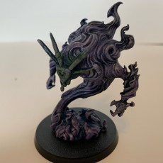 Picture of print of Fire elemental 32mm pre-supported