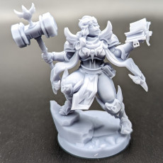 Picture of print of Loretta Hammerlift, the Chunky Cleric