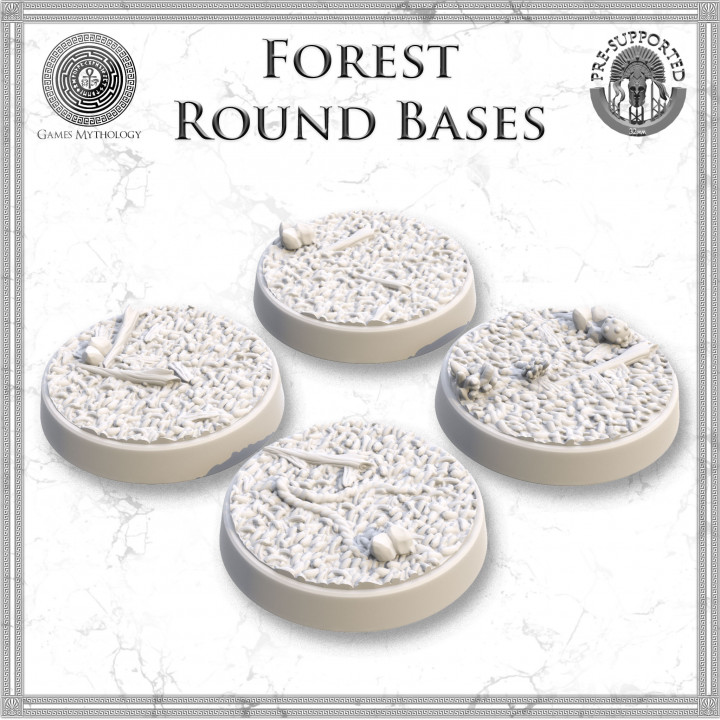 $2.99Forest 20x20 round bases - Peanas forestales redondas 20x20