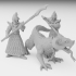 Dark Elf Drakon Slave Miniature (32mm, modular) image