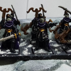 Picture of print of Dark Elf Scouts Miniatures (32mm, modular)