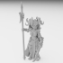 Dark Elf Sorceress Queen Miniature (32mm, modular) image