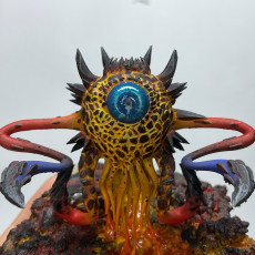Picture of print of Magma Tyrant / Fire Eye Observer / Lava Creature Encounter