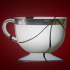 Hannibals Teacup UV-unwrapped for texture painting image