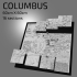 3D Columbus | Digital Files | 3D STL File | Columbus 3D Map | 3D City Art | 3D Printed Landmark | Model of Columbus Skyline | 3D Art image