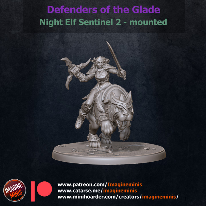 $6.00Defenders of the Glade - Night Elf Sentinel - Pose 2
