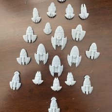 Picture of print of SCI-FI Ships Fleet Pack - Polar League - Presupported