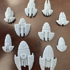 Picture of print of SCI-FI Ships Fleet Pack - Polar League - Presupported