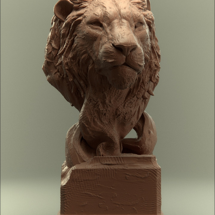 Savanna Bust Lion unsupported's Cover