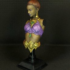 Picture of print of Water master bust pre-supported