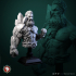 Earth master bust pre-supported image