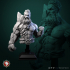 Earth master bust pre-supported image