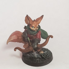 Picture of print of Rango, the Foxfolk Hunter (2 Versions)