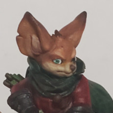 Picture of print of Rango, the Foxfolk Hunter (2 Versions)