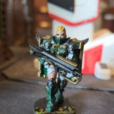 Picture of print of Nun Zary - Sci-fi soldier - 32mm - DnD