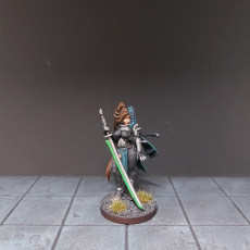 Picture of print of 9a Shard (sword mistress) - 32mm - DnD
