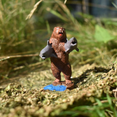 Picture of print of Sharkenbear - Tabletop Miniature