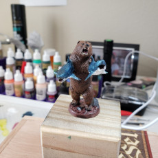Picture of print of Sharkenbear - Tabletop Miniature