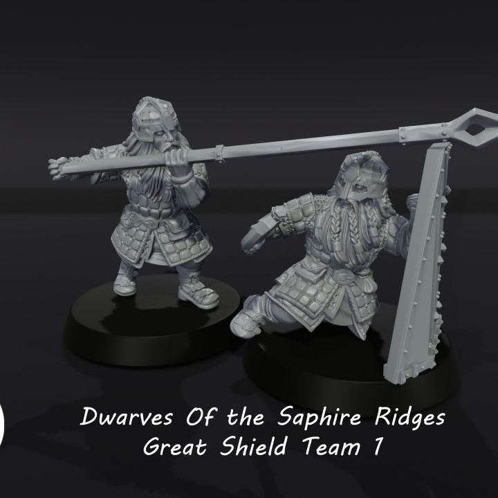 $4.50Dwarves of the Saphire Ridges Great Shield Team 1
