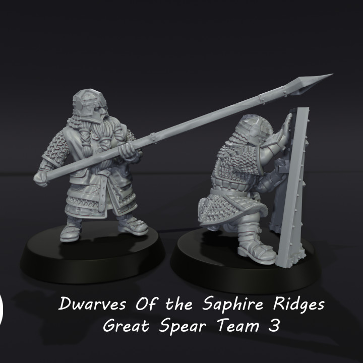Dwarves of the Saphire Ridges Great Shield Team 3 image