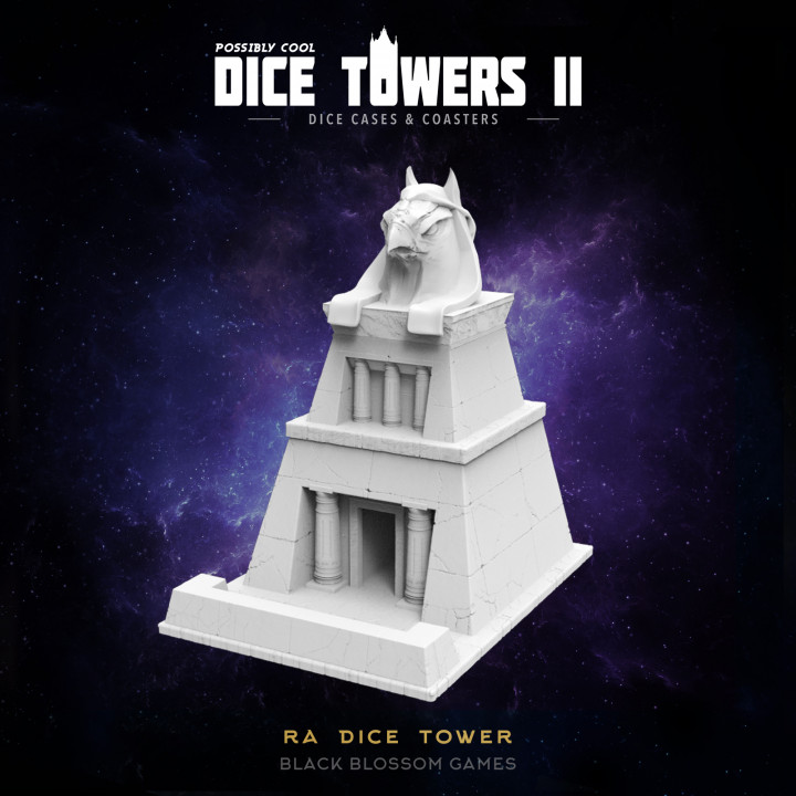 DT10 Temple of Ra Dice Tower :: Possibly Cool Dice Tower 2's Cover