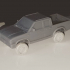 VCV10 Doublecab Pickup Truck generic 1980-90's 20mm 1/72 image