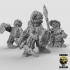 Zombie Halflings with Hand Weapons (pre supported) image