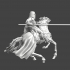 Medieval Danish Vassal Knight charging image