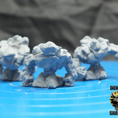 Picture of print of Small Earth Elementals (pre Supported)