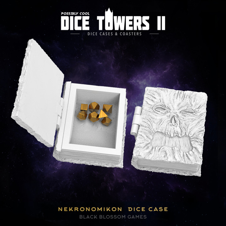 DC10 Necronomicon Dice Case Box :: Possibly Cool Dice Tower 2's Cover