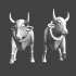 Two draught animals - Oxen image
