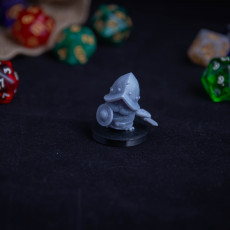 Picture of print of Owlkin Knight 1B Miniature - Pre-Supported