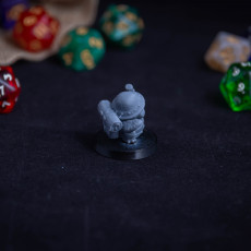 Picture of print of Owlkin Knight 2A Miniature - Pre-Supported