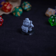 Picture of print of Owlkin Postman Miniature - Pre-Supported