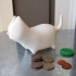 Cat piggy bank image