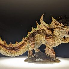 Picture of print of Adult Brown Dragon