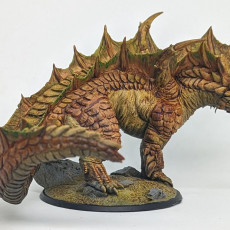 Picture of print of Adult Brown Dragon