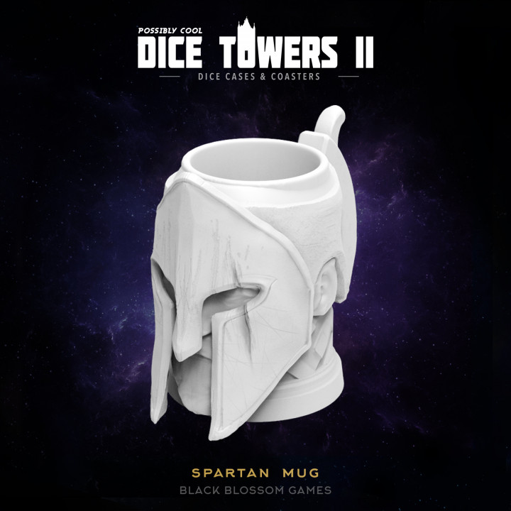 MU02 Spartan Mug :: Possibly Cool Dice Tower 2's Cover